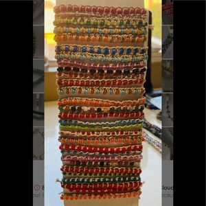 Threaded Beaded Bracelets